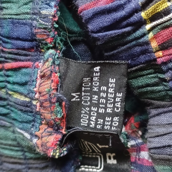 Vintage Claus Sport Red Plaid Colorful Skirt Women's Size medium, button down - Picture 4 of 6